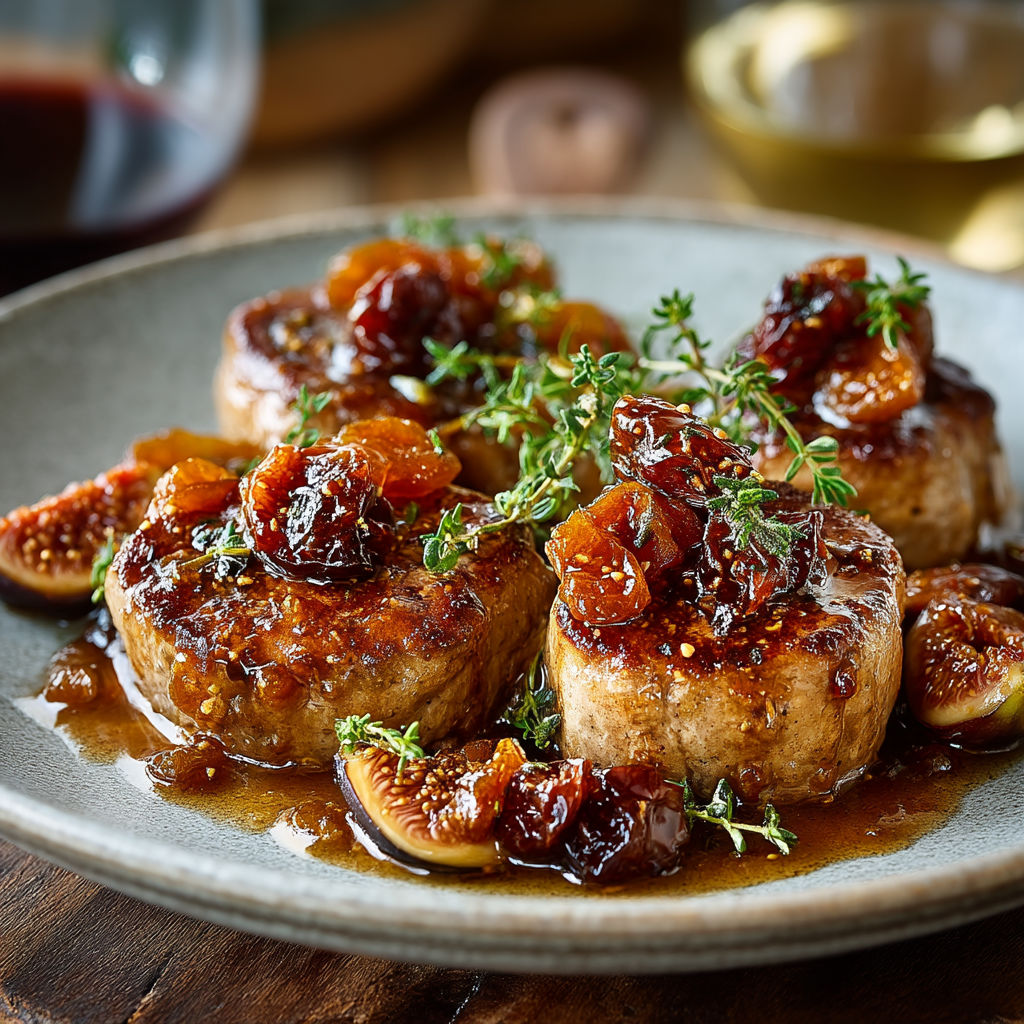 Plate of food with sauce.