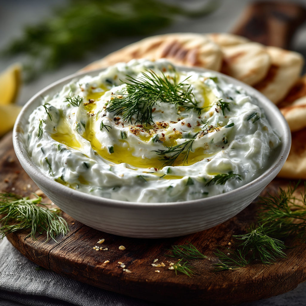 Tzatziki au yaourt de brebis : la version ultra onctueuse.