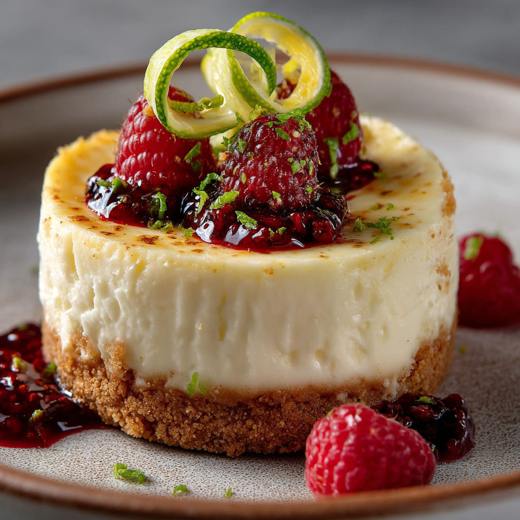 Une tarte au citron, au mascarpone et aux sablés Bretons.