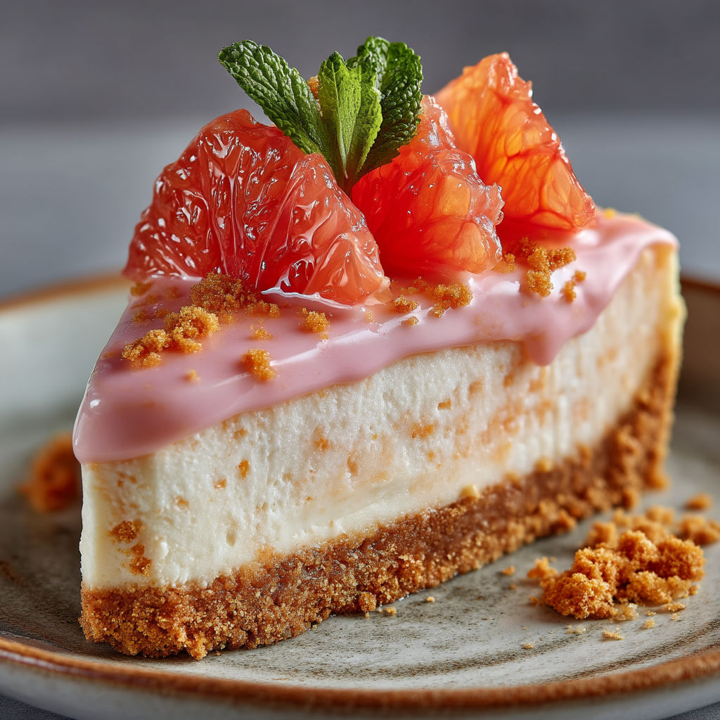 Une tartine de cheesecake acidulé avec des fruits rouges.
