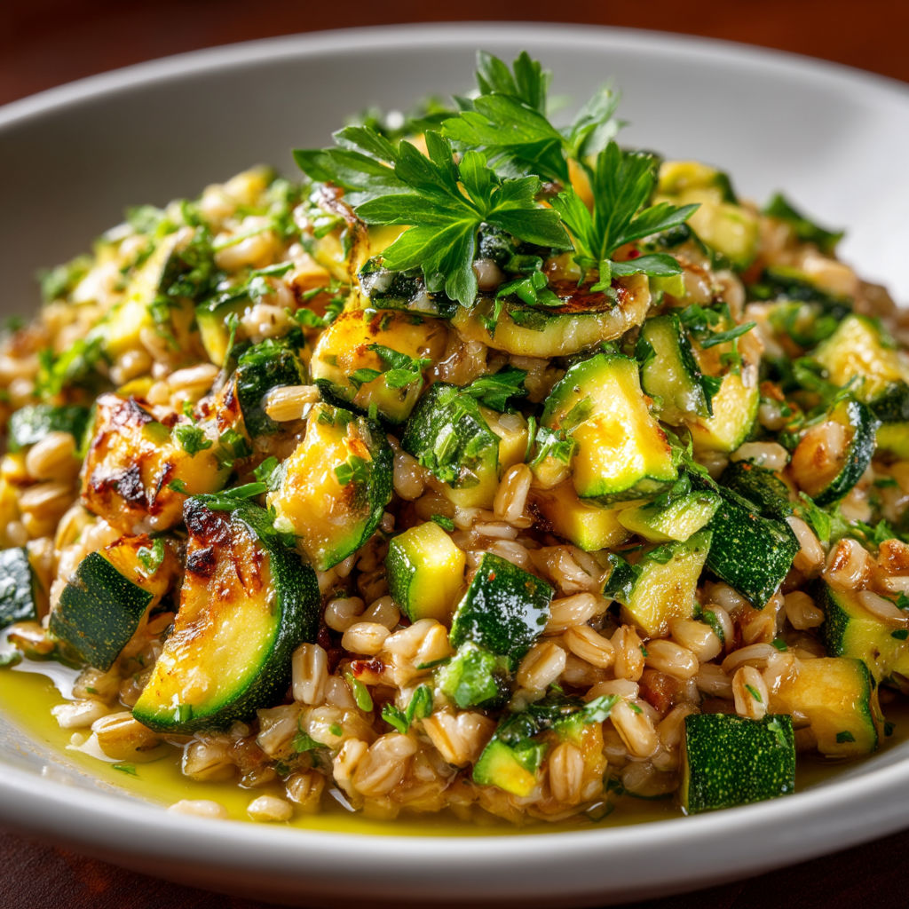 Une assiette de riz et de légumes verts.