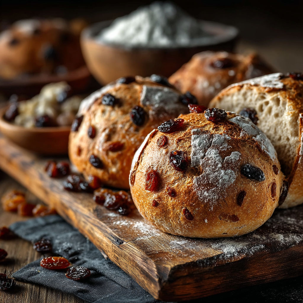 Une plaque de pain avec des graines de raisin.