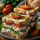 Mini sandwichs au thon pour apéritif