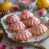 Madeleines à la rose élégantes