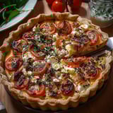 Quiche tomate feta thon : une gourmandise estivale savoureuse