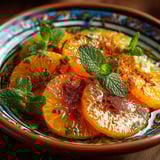 Salade d'oranges à la marocaine.