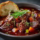 Boeuf mijoté à l'italienne.