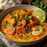 Curry de carottes au lait de coco.