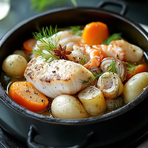 Pot-au-feu de la mer en cocotte : une recette raffinée aux saveurs marines