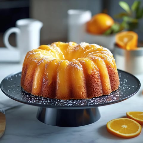 gâteau au pavot et à l'orange cuit à l'airfryer