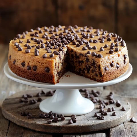 recette de gâteau aux pépites de chocolat, moelleux et gourmand