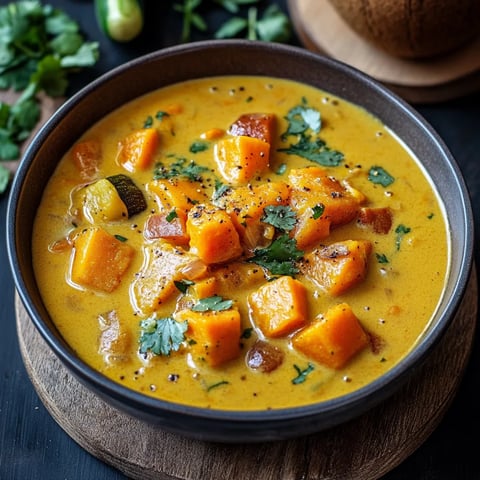 curry végétarien au lait de coco, un plat sain et savoureux