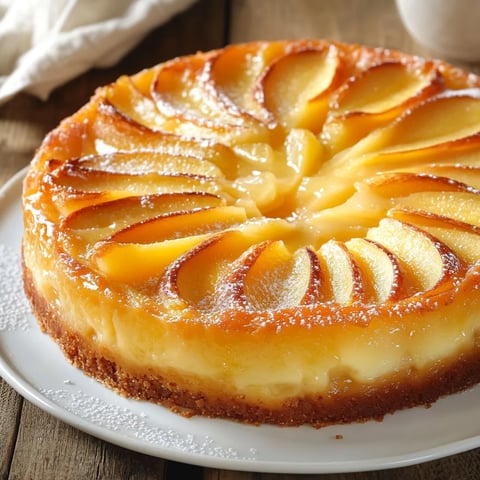 Gâteau flan aux pommes - Recette facile et gourmande