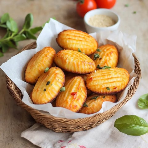 Madeleines au chèvre et aux tomates séchées