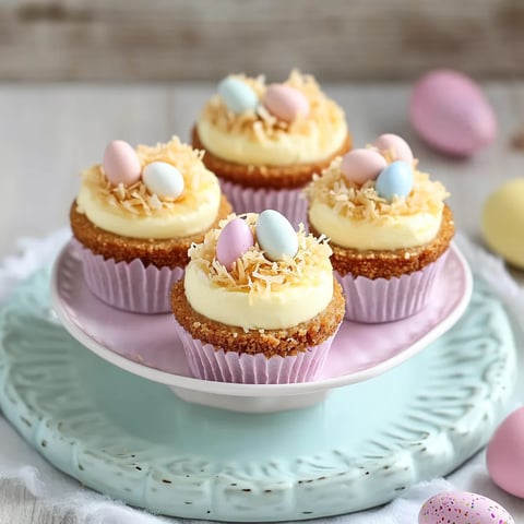 Mini cheesecakes de Pâques aux Mini Eggs