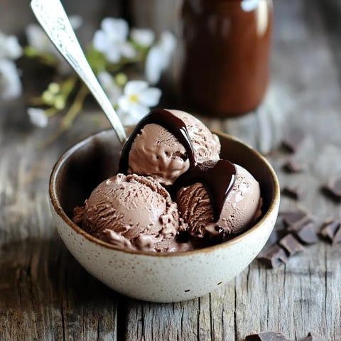 Glace au chocolat sans sorbetière - Recette sans gluten facile