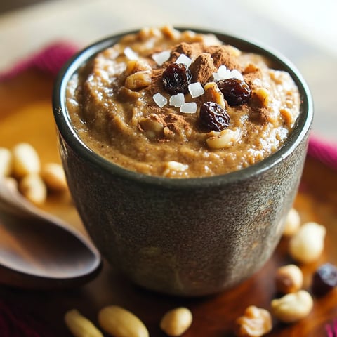 Beurre de cacahuètes à la cannelle et raisins secs - Recette maison saine