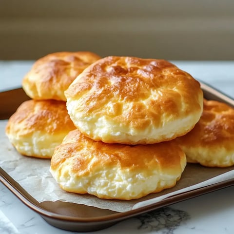 Cloud Bread au Fromage Blanc - Pain Sans Gluten