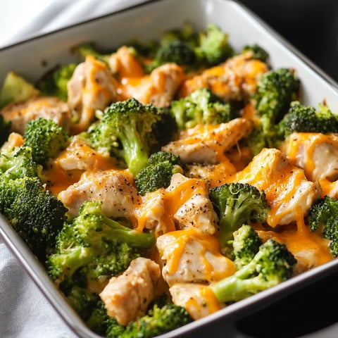 Gratin réconfortant de poulet et brocoli nappé d'une sauce crémeuse à la moutarde