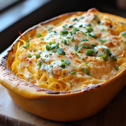Gratin de courge spaghetti au poulet et fromage