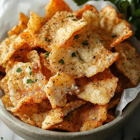 Chips de fromage blanc aux herbes - Snack healthy