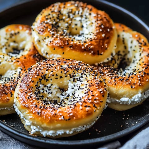 Recette de bagels protéinés au fromage blanc, prêts en 25 minutes. Une version saine et rapide des bagels