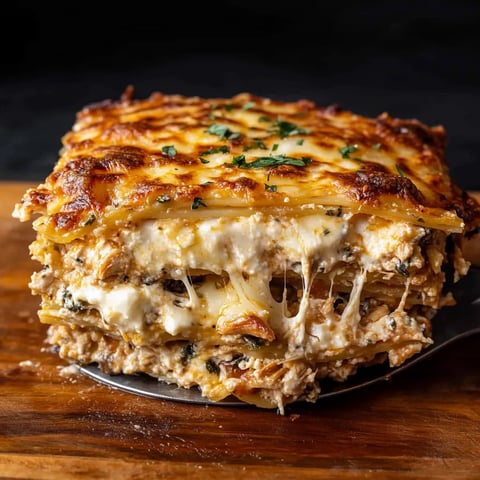 Lasagnes au poulet à la toscane en cocotte - Recette crémeuse