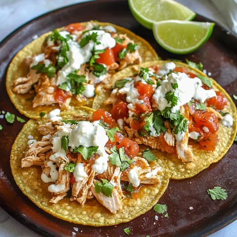 Recette de Tostadas Tinga au Poulet Mexicain | Sauce Chipotle Maison