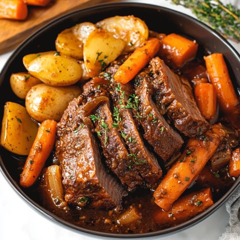 Rôti de bœuf à la mijoteuse façon Yankee