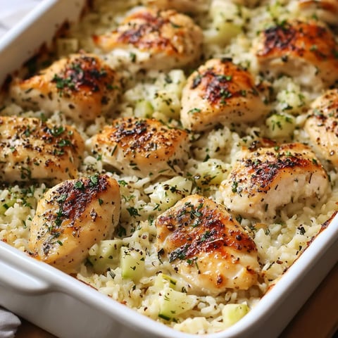 Poulet tzatziki et riz au four - Plat méditerranéen facile