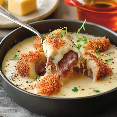 Fondues Parmesan à la Viande à Fondue