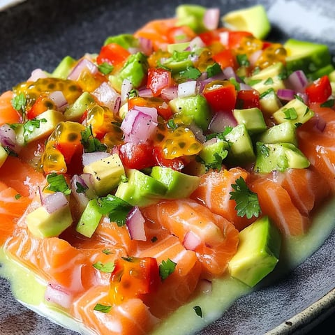 Ceviche de saumon