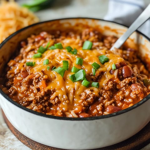 Riz au chili et fromage