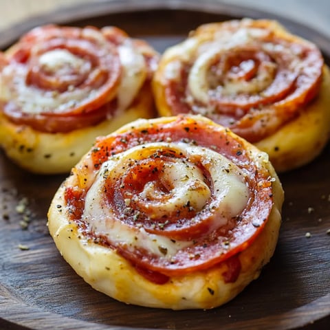Mini morceaux de pizza roulée