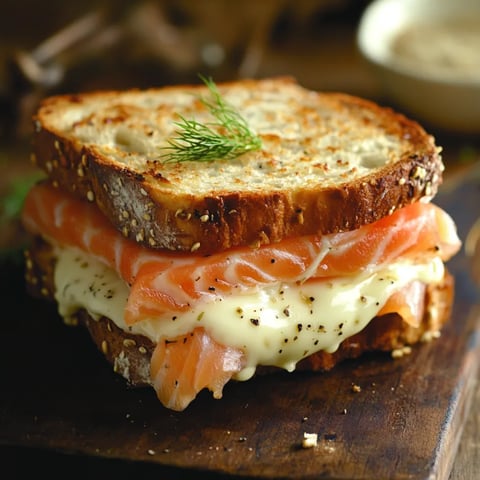 Croque-Monsieur Saumon Boursin