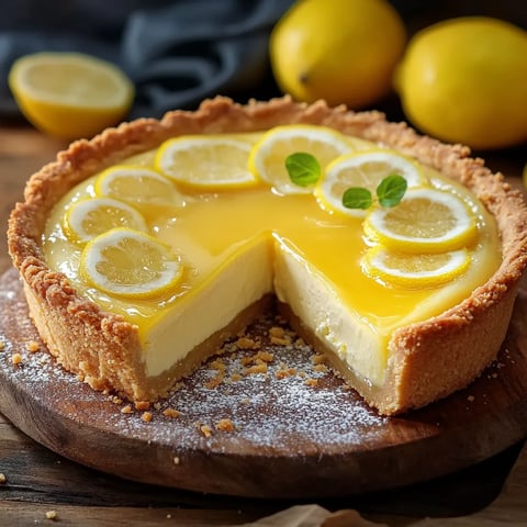 recette de tarte crémeuse au citron