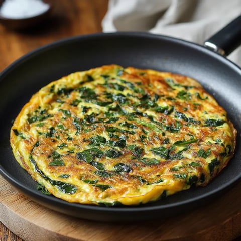 Trouchia, omelette aux feuilles de blettes niçoise