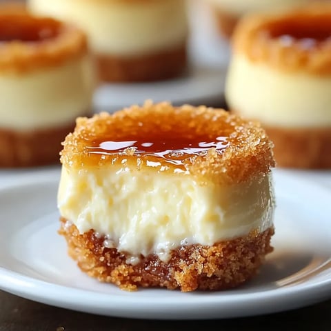 Mini Cheesecakes façon Crème Brûlée