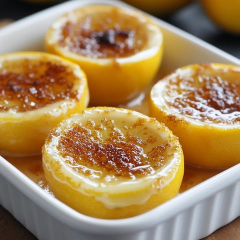 Crème brûlée au citron