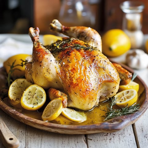 Poulet rôti au citron de Laurent Mariotte