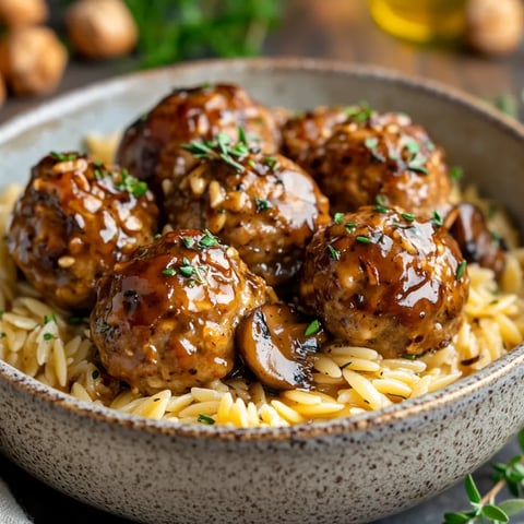 Boulettes végétales aux champignons avec sauce marsala - Recette végétalienne savoureuse