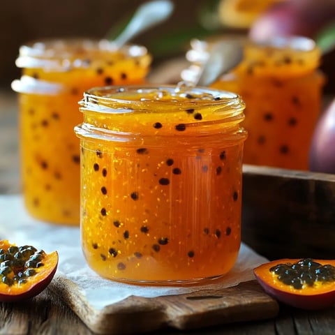 Confiture d'abricots aux fruits de la passion et à l'agar-agar - Recette allégée en sucre