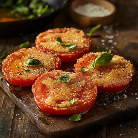 Recette tomates rouges frites - Une version gourmande des tomates panées