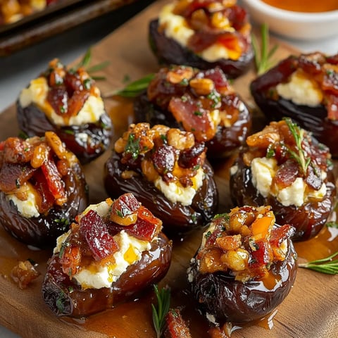 Dattes farcies au fromage de chèvre