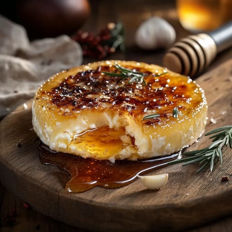 Recette de brie rôti façon crème brûlée