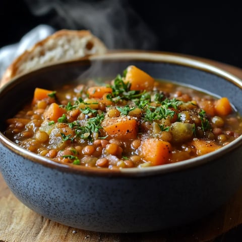 Ragoût lentilles vegan automnal