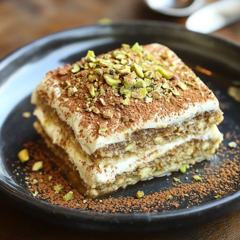 Tiramisu Pistache & Cassonade Caramélisée