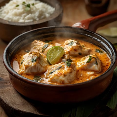 Colombo de Poisson au Lait de Coco - Recette créole facile