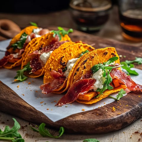 TACOS DE CAROTTES ET PATATES DOUCES
