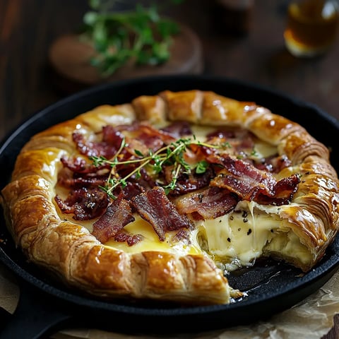 Recette Feuilleté Camembert Lardons